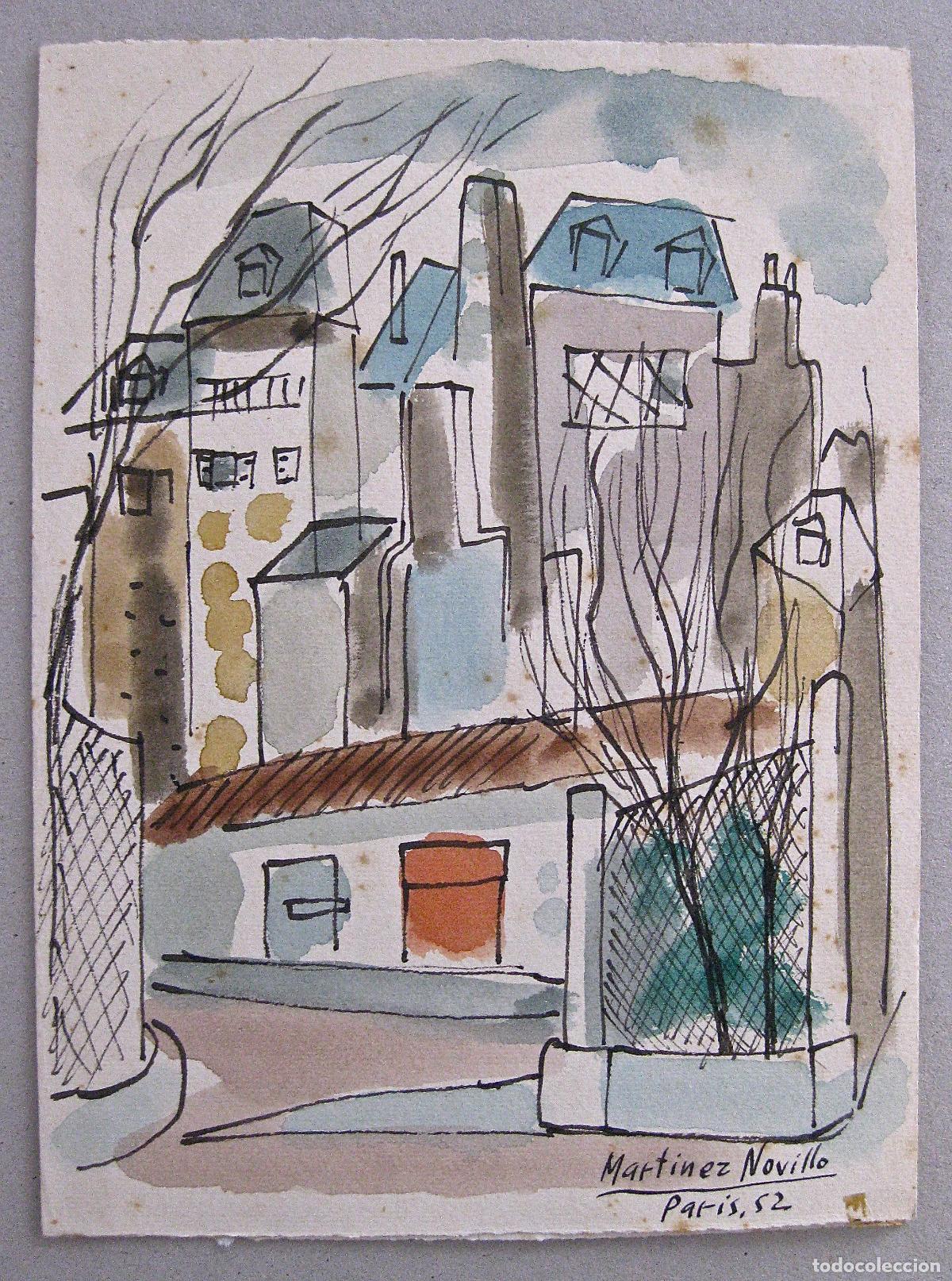 Arte: CIRILO MARTINEZ NOVILLO *PARIS *ESCUELA DE MADRID, FRANCISCO SAN JOSE, BENJAMIN PALENCIA, REDONDELA