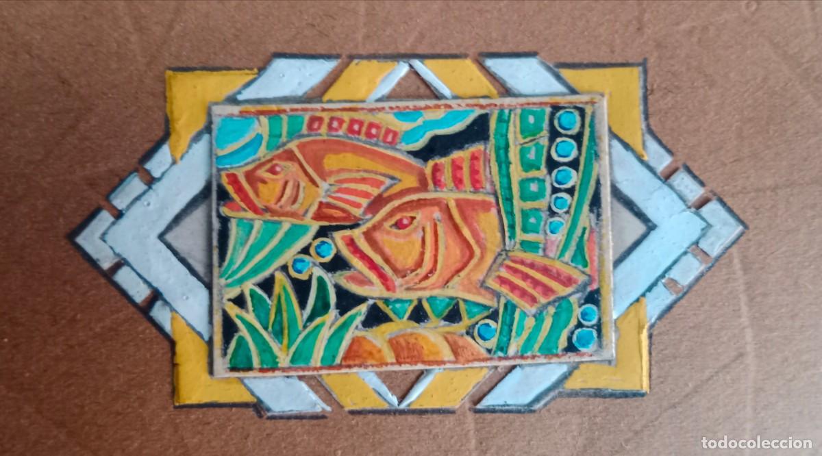 Arte: ART D&Eacute;CO - 1930'S - DIBUJO DE JOYA - GOUACHE