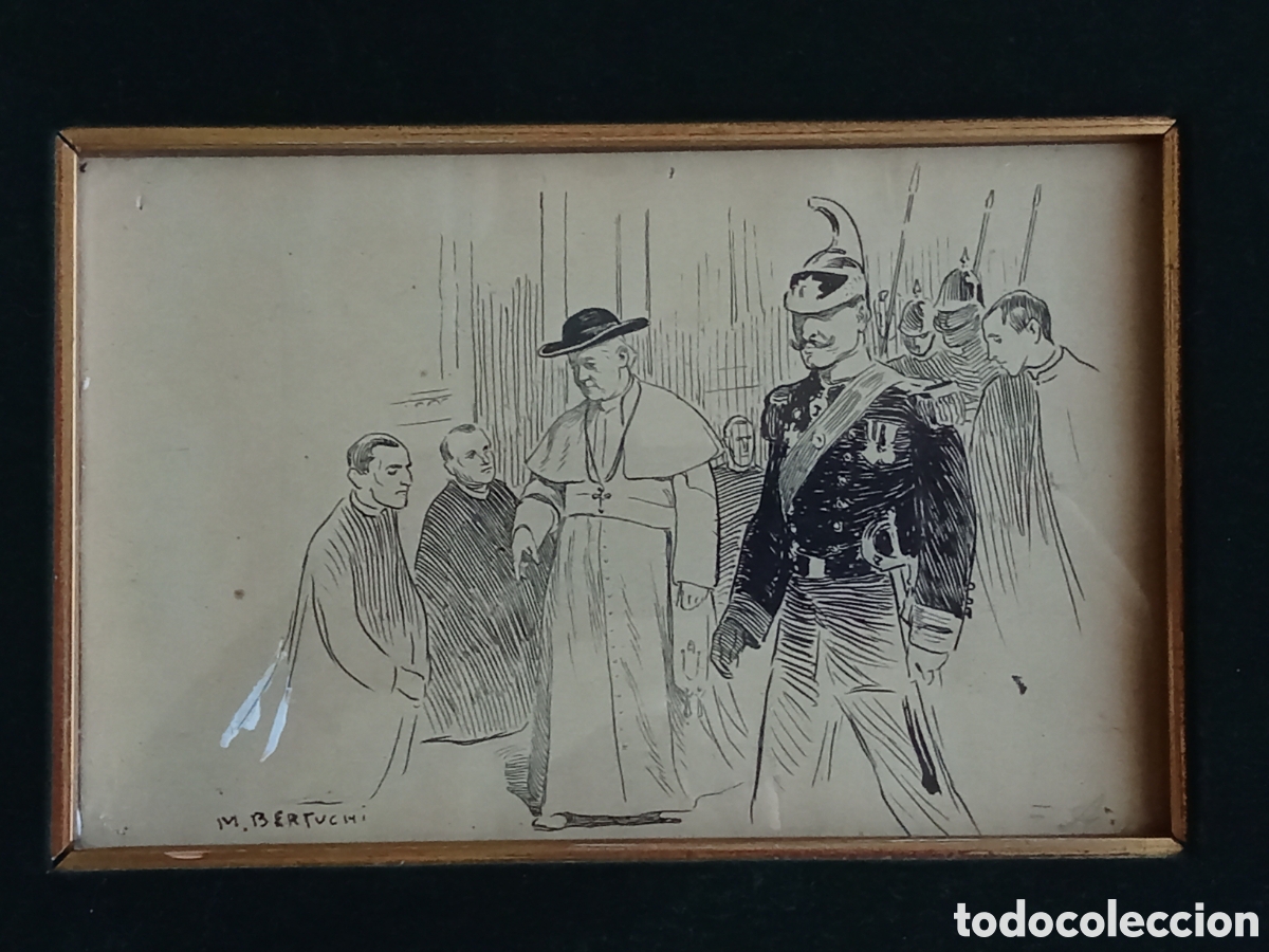 Arte: DIBUJO ORIGINAL A TINTA DE MARIANO BERTUCHI