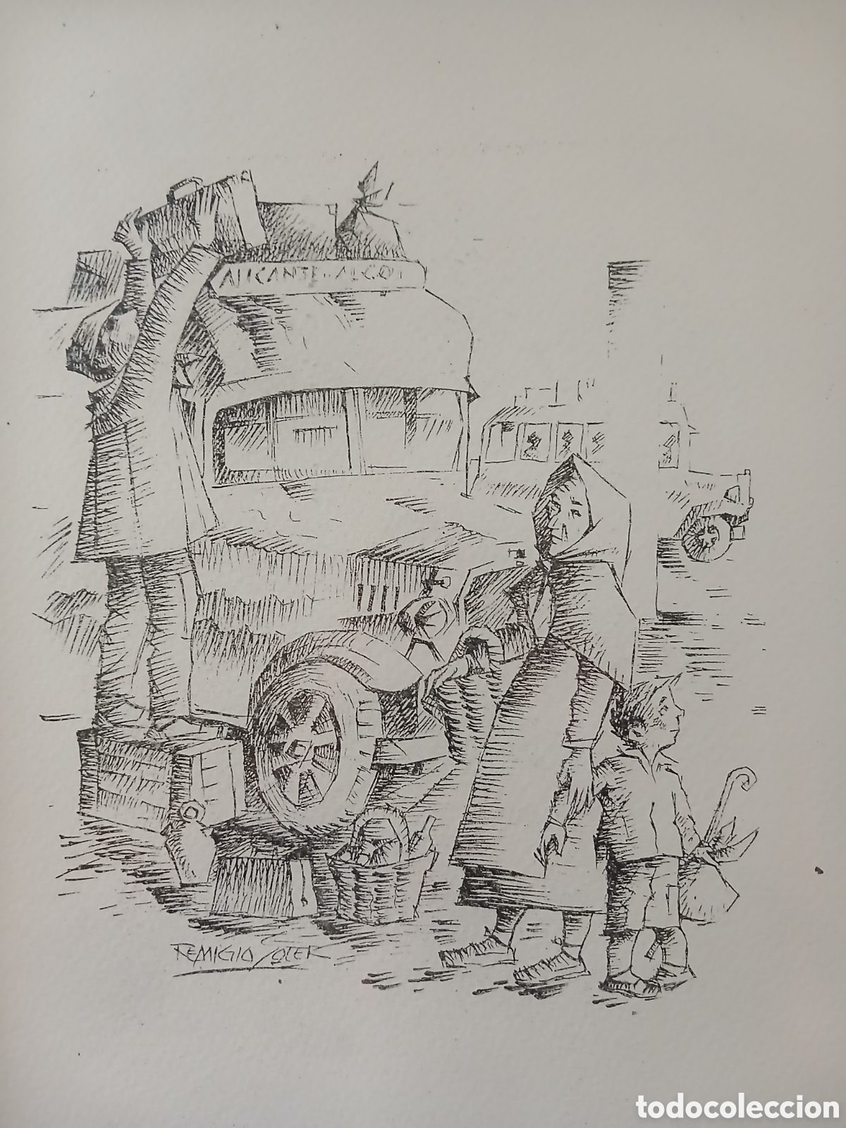 Arte: Dibujo de Remigio Soler. Benalua. Alicante