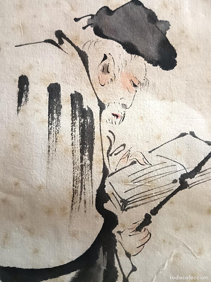 Arte: DIBUJO DE UN HOMBRE SABIO