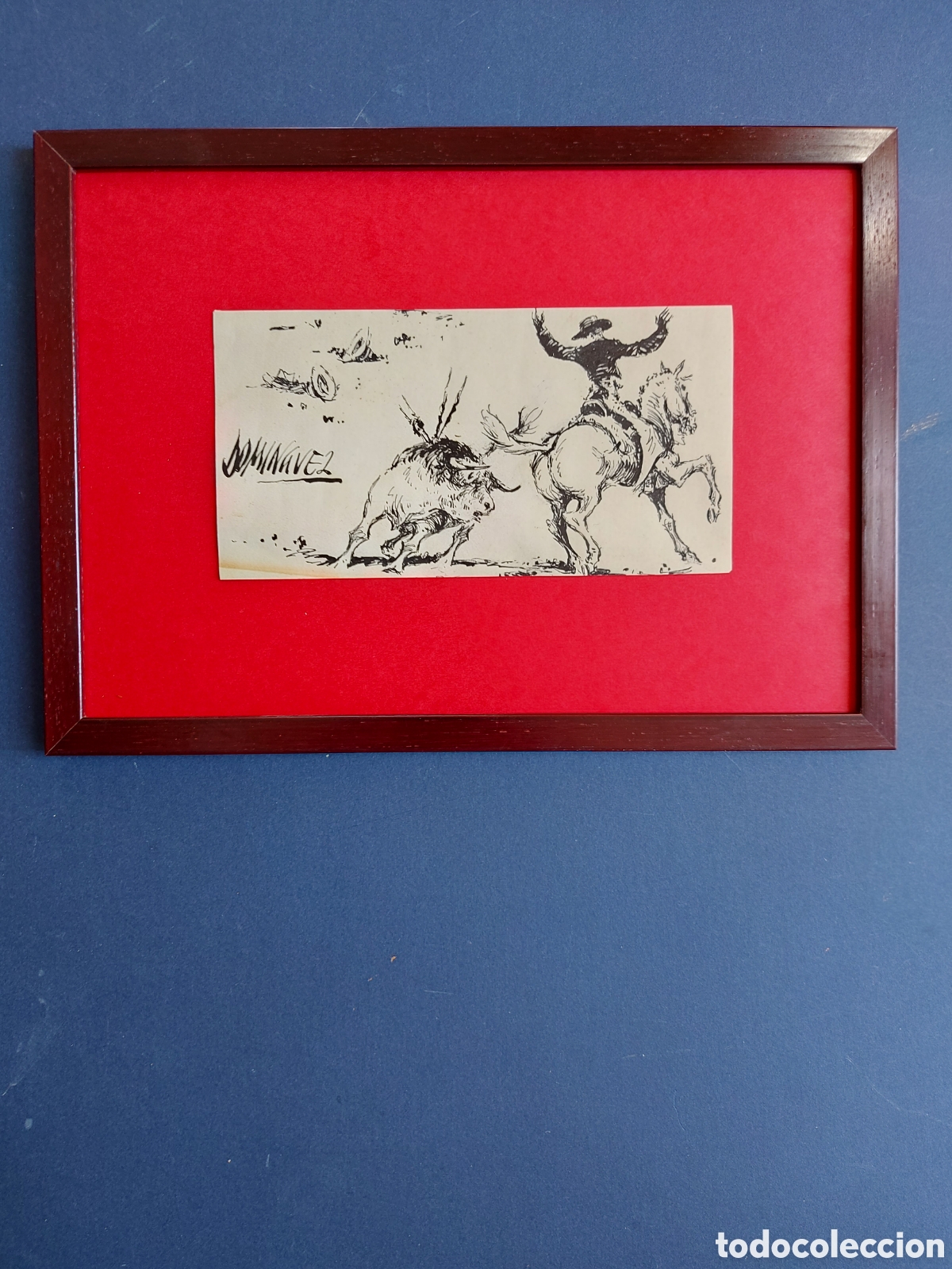 Arte: DOMINGUEZ &rdquo;PASES DE TAUROMAQUIA&rdquo;