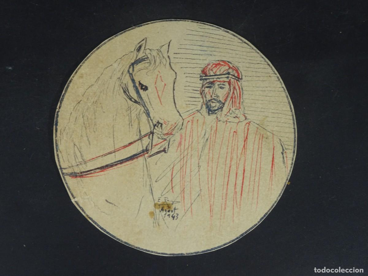Art: DIBUJO ORIGINAL FIRMADO POR DETERMINAR , 1943, VER FOTOS
