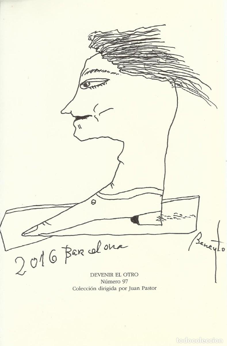 Arte: Antonio Beneyto. Dibujo a tinta sobre papel. Surrealismo. Firmado a mano. 20x12,5 cm.