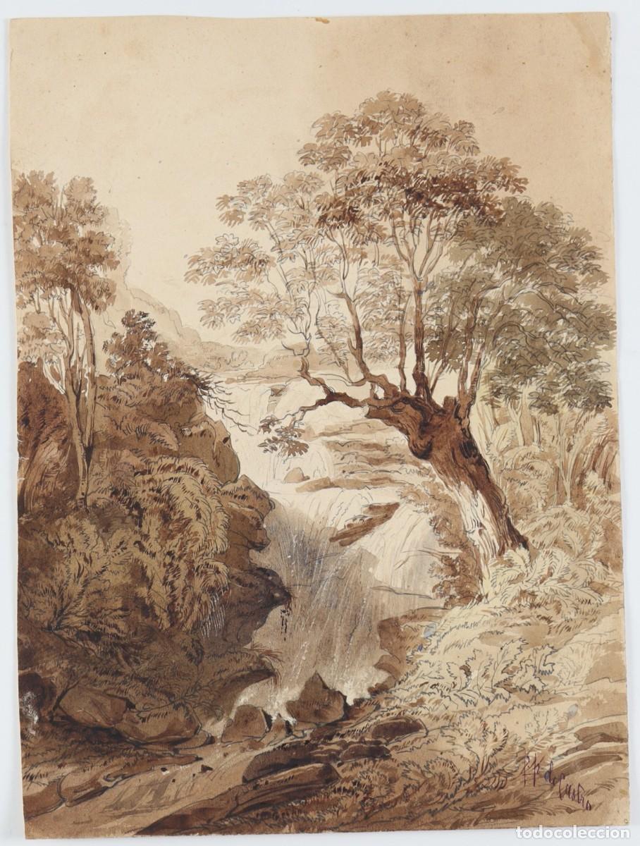 Arte: Cascada de Pedro P&eacute;rez de Castro (1823-1902)
