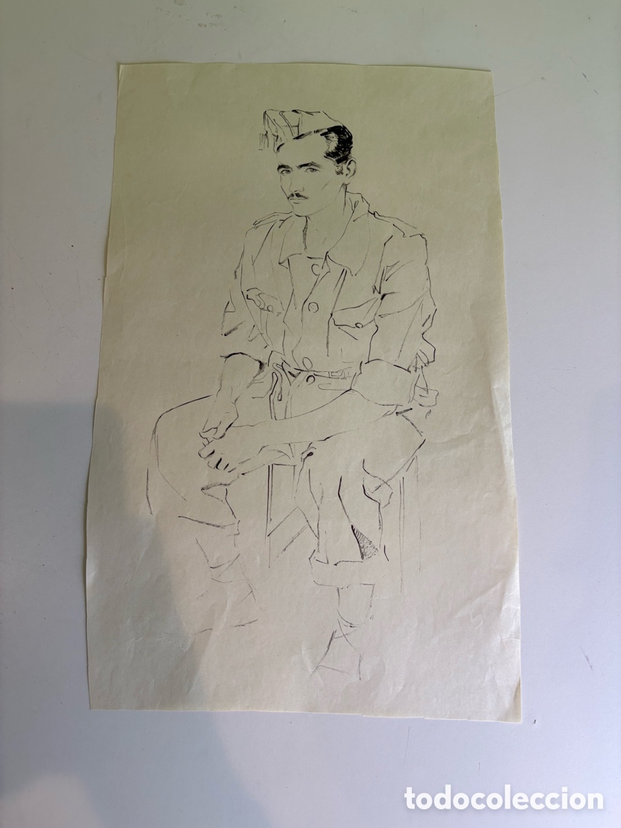 Arte: Carles Prun&eacute;s (1937-2017) &ndash; Dibujo original sobre papel