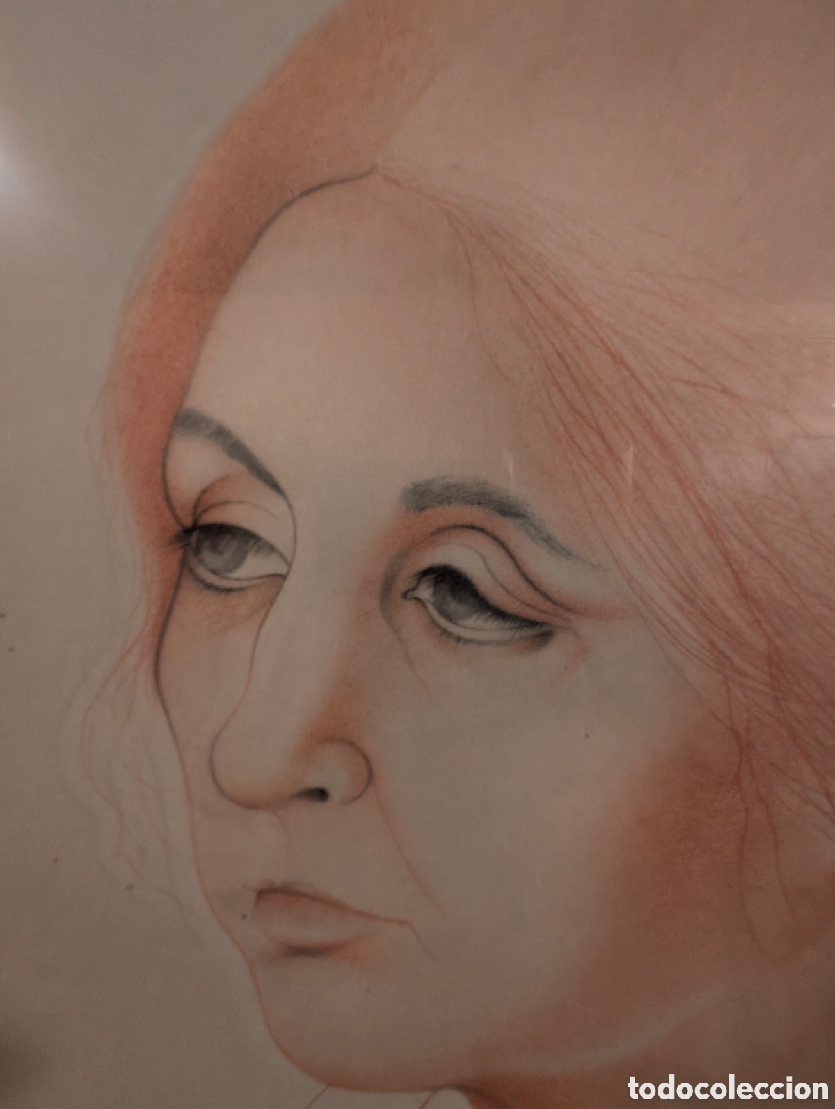 Arte: Dibujo de Carlos Bur&oacute; a Concha Iba&ntilde;ez