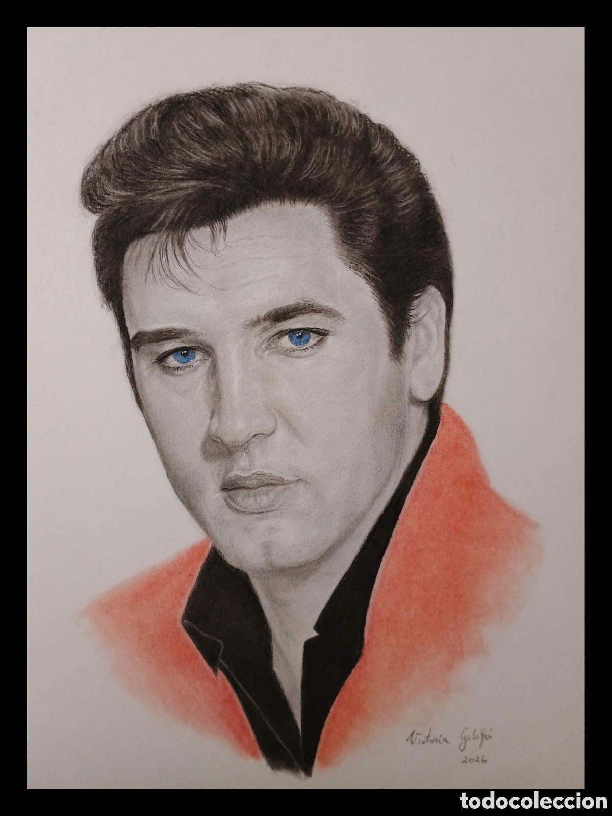 Arte: Retrato Portrait elvis Presley