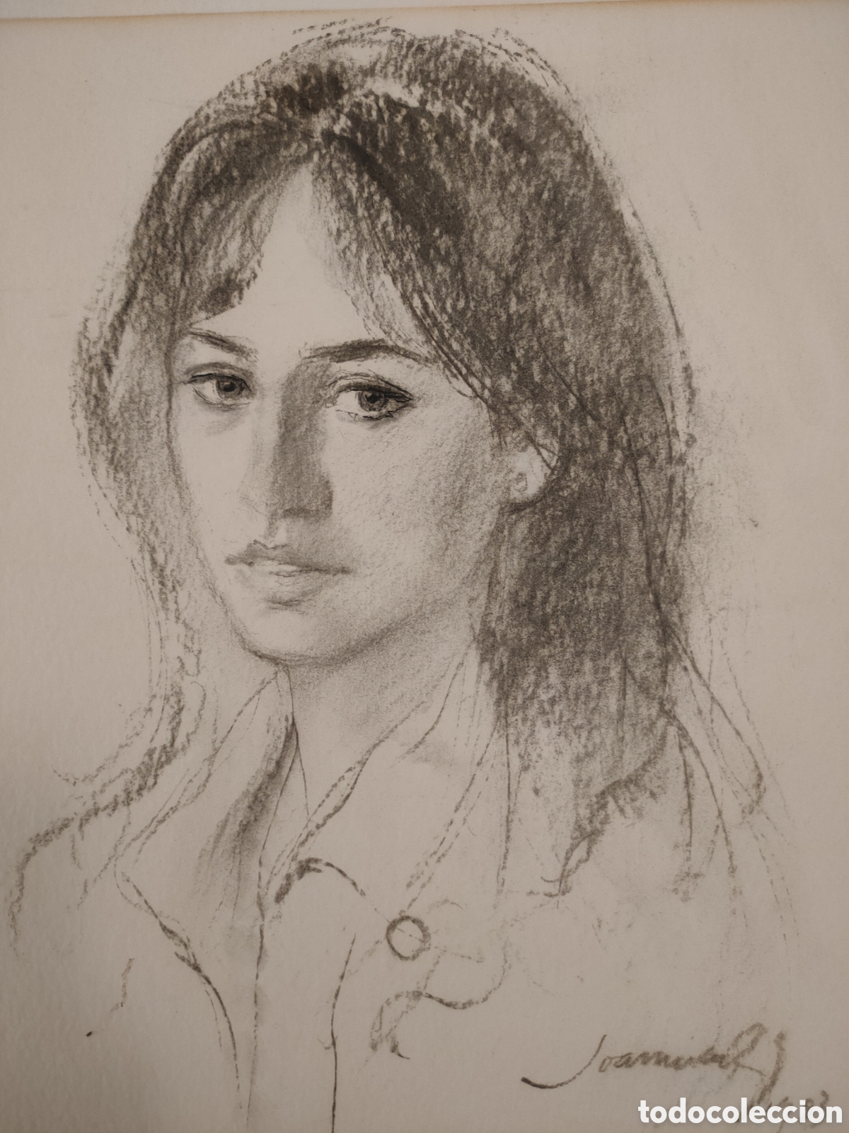 Arte: Joan Mart&iacute; dibujo original sobre cartulina