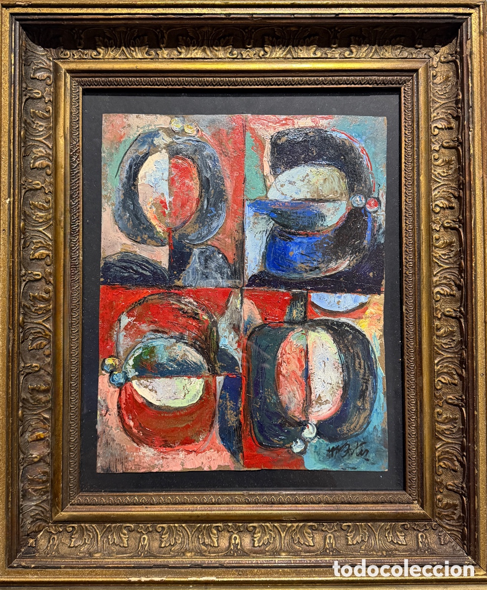 Arte: Cabezas m&uacute;ltiples.- Manuel &Aacute;NGELES ORTIZ (1895-1984)