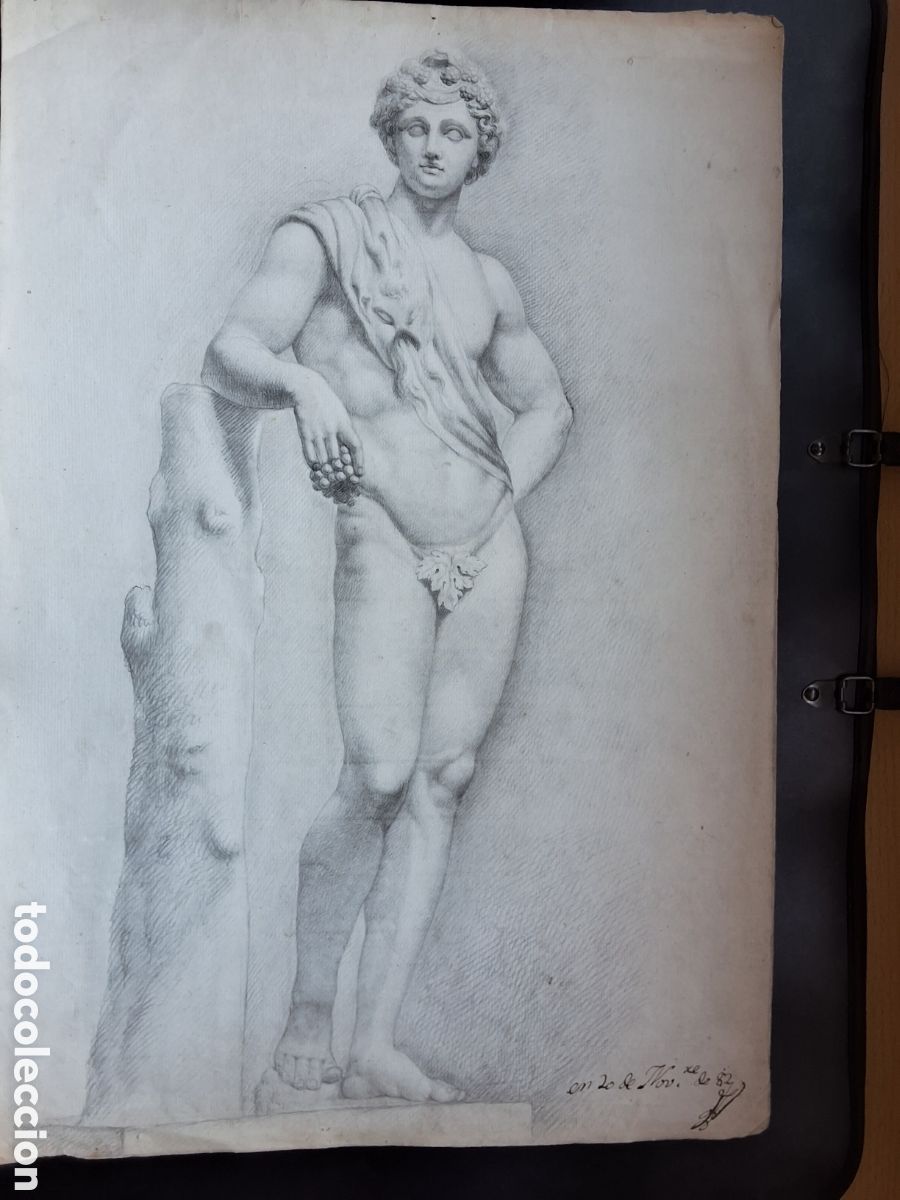 Arte: ILEGIBLE. Estudio de figura cl&aacute;sica.