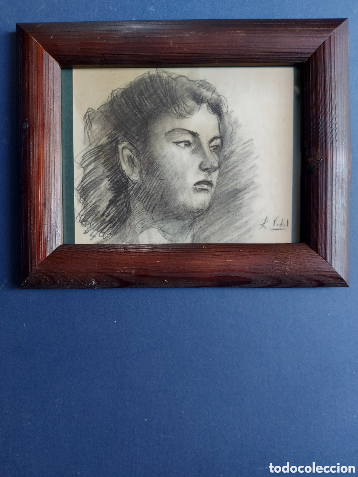 Arte: R. VIDAL &rdquo;RETRATO JOVEN EPOCA&rdquo;