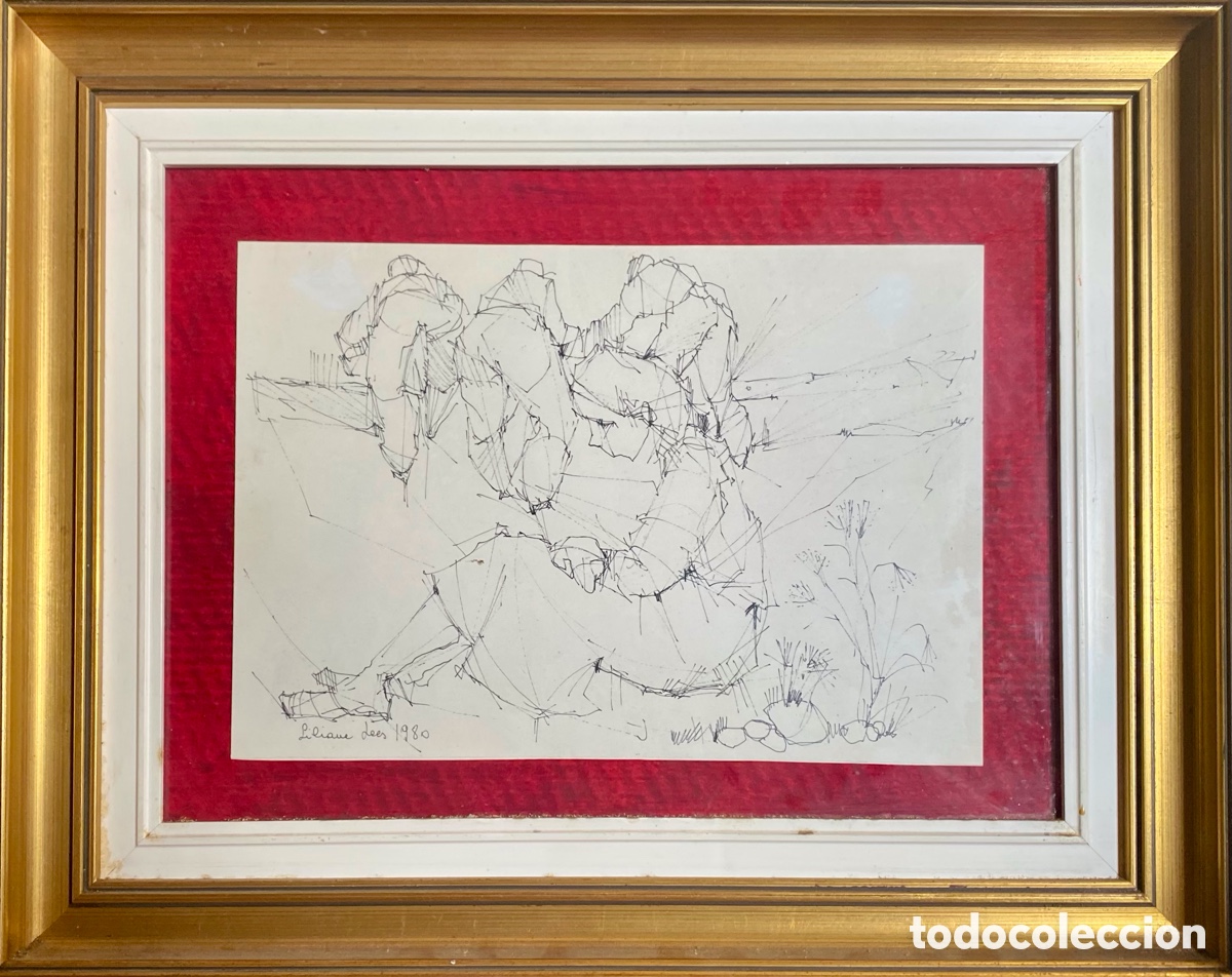 Kunst: Dibujo original Liliane Lees 1980