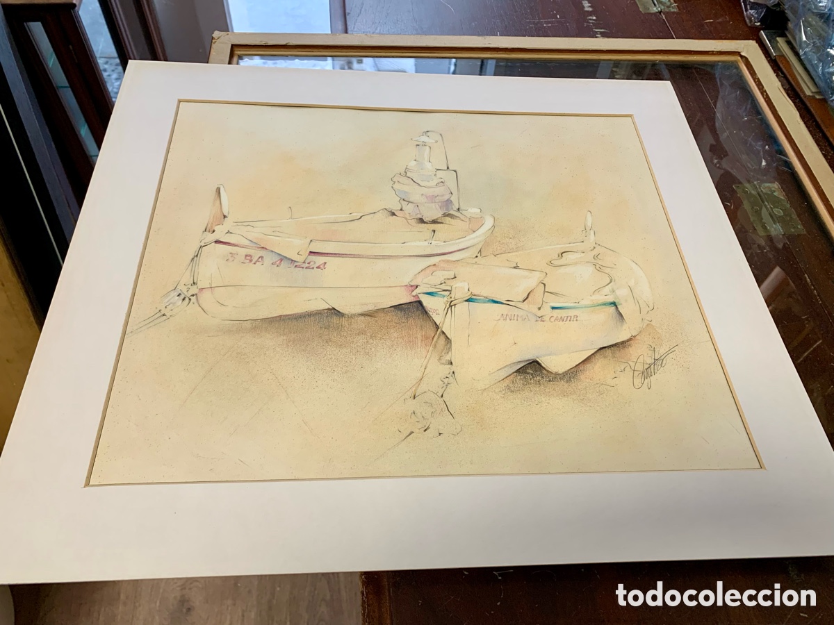 Arte: Aulestia, anima de cantir (alma de c&aacute;ntaro), 61x40 obra y 73,5x45 con marco