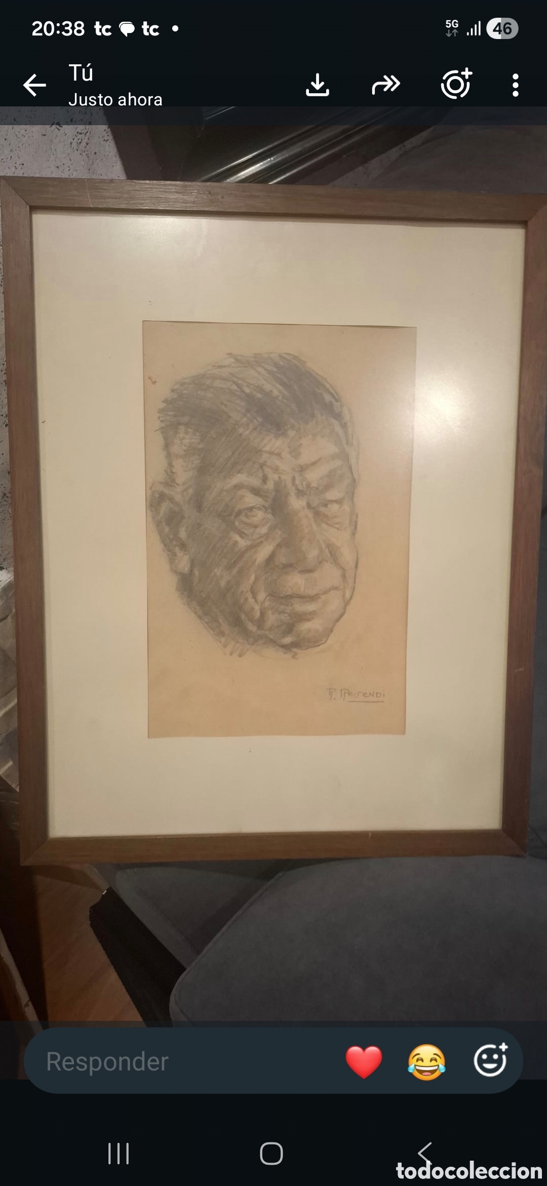 Arte: Dibujo de Baldomero Romero Ressendi