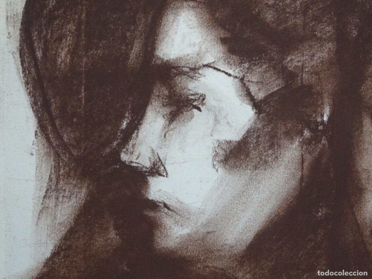 Arte: DIBUJO FUENTETAJA EN LIBRO CON DEDICATORIA. - Foto 2