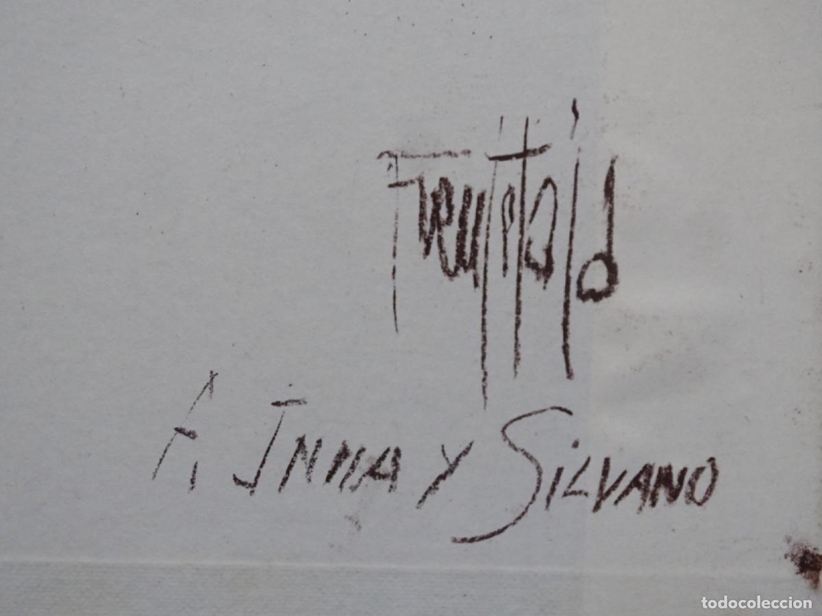 Arte: DIBUJO FUENTETAJA EN LIBRO CON DEDICATORIA. - Foto 10