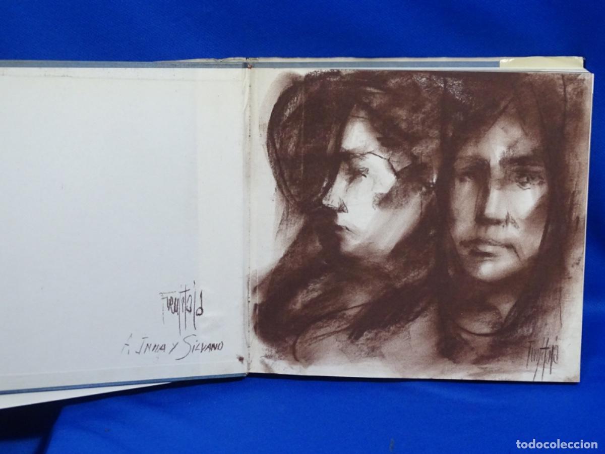 Arte: DIBUJO FUENTETAJA EN LIBRO CON DEDICATORIA. - Foto 11