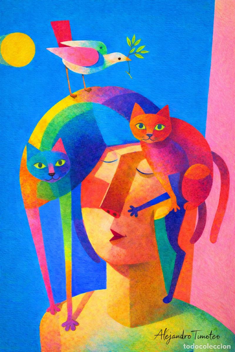 Art: L&Aacute;MINA, DIBUJO, CUADRO.-PASIVIDAD ANIMAL..H5..30x42 cm.-280g/m2.