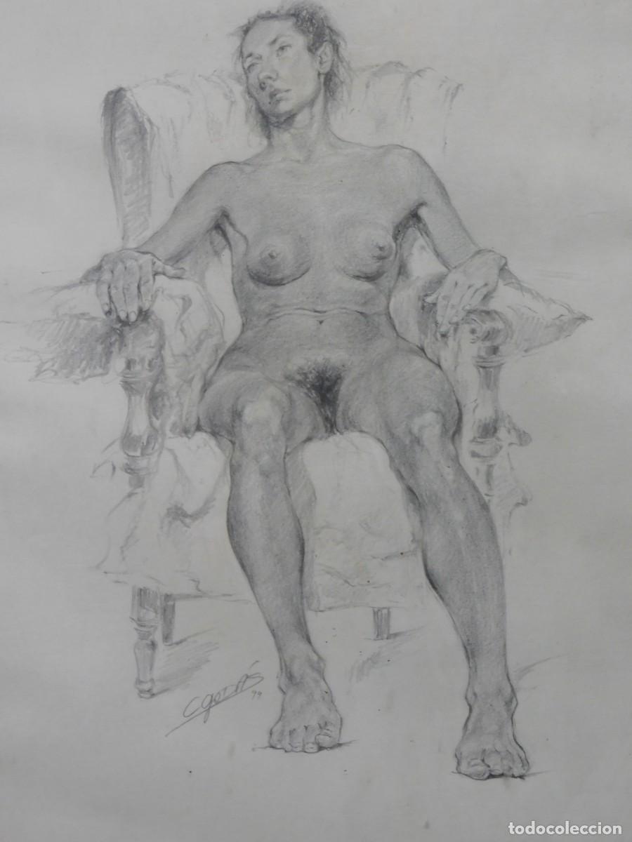 Arte: DIBUJO - FIRMADO C. GOD&Aacute;S