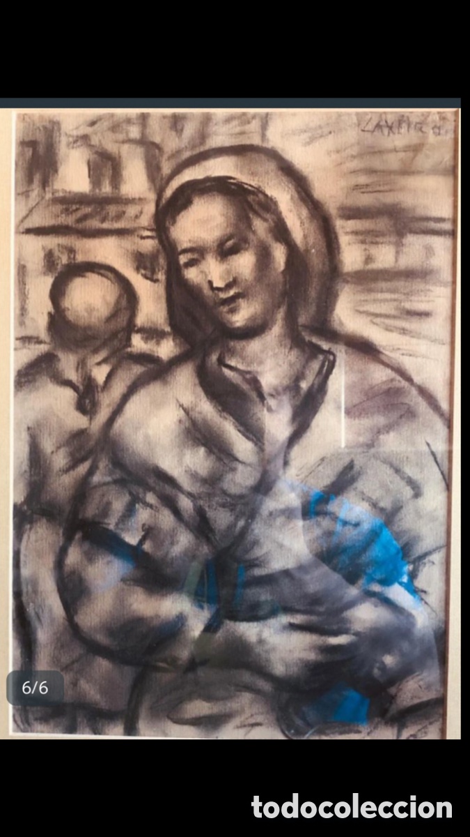 Arte: Laxeiro ,firmado y certificado 1945