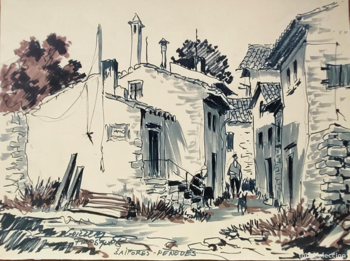 Arte: GUILLEM FRESQUET DIBUJO SAIFORES BANYERES DEL PENEDES