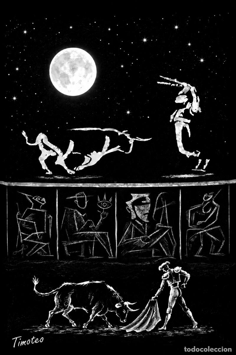 Arte: L&Aacute;MINA, DIBUJO, CUADRO.- ARTE BAJO LA LUNA..H111..30x42 cm.-280g/m2.