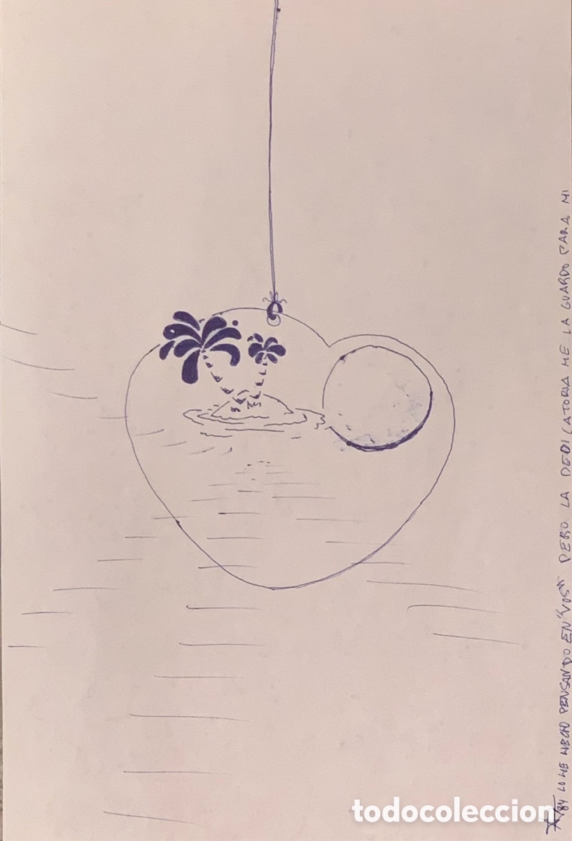 Arte: Mart&iacute;nez Albuquerque, Juan Carlos (Murcia). Bol&iacute;grafo sobre papel. 1984.