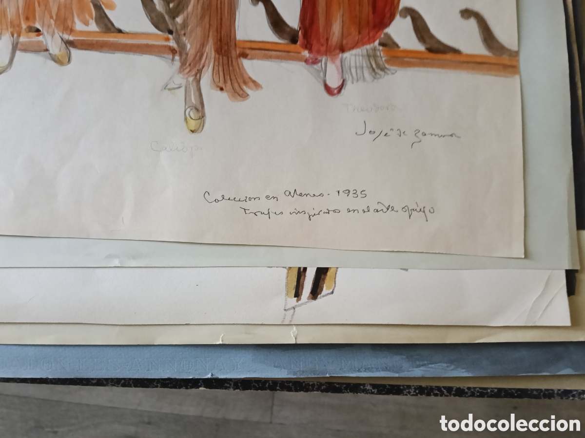 Arte: Jos&eacute; de Zamora. Figuras de la Grecia cl&aacute;sica 1935