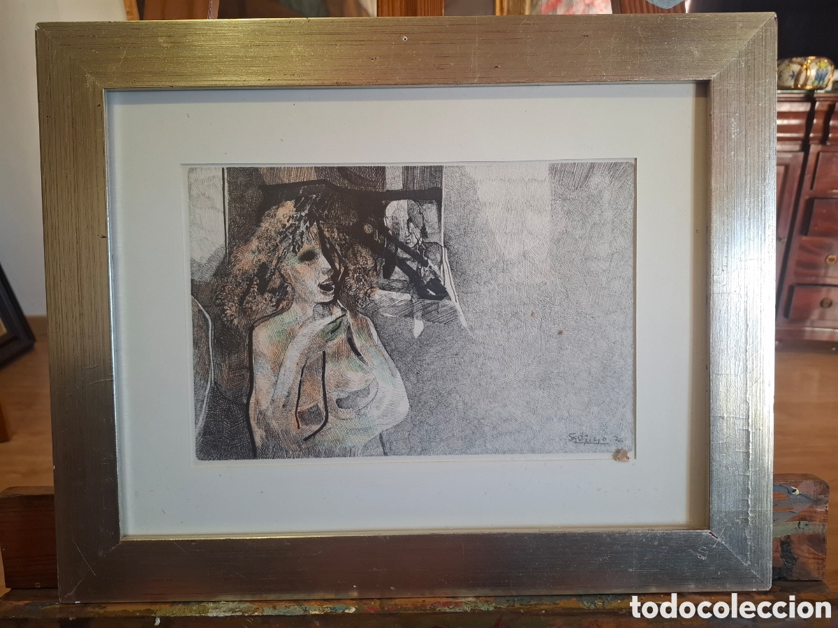 Arte: Dibujo de pepin caballero salguero 45x36