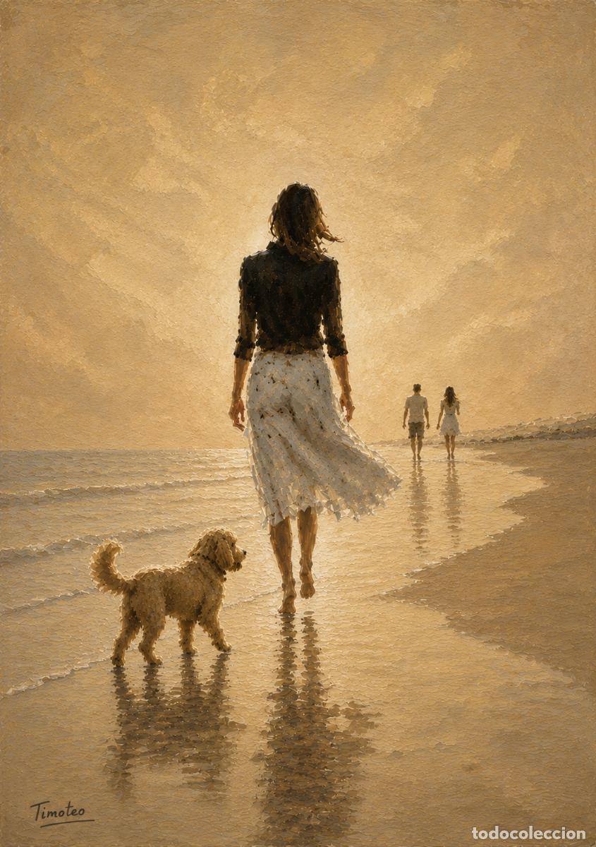 Kunst: L&Aacute;MINA, DIBUJO, CUADRO.- PASEO..H144..30x42 cm.-280g/m2.