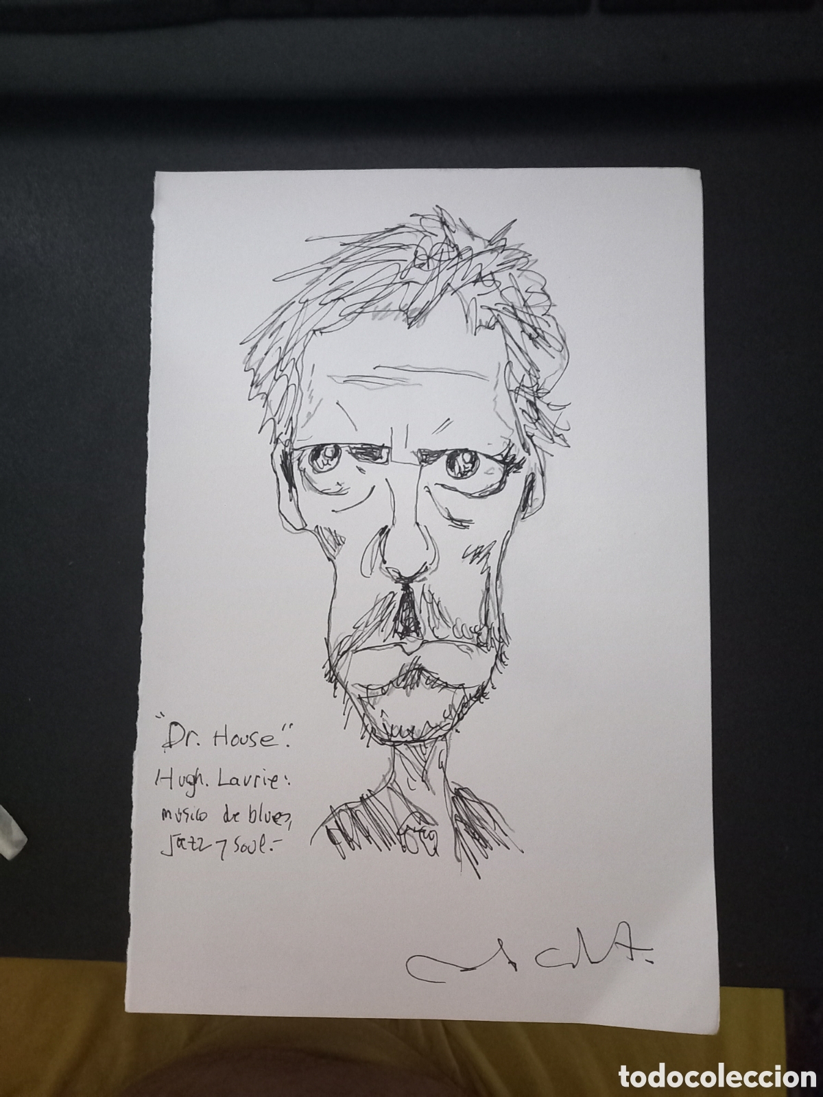 Arte: Dibujo a pilot de Dr. House - Foto 1