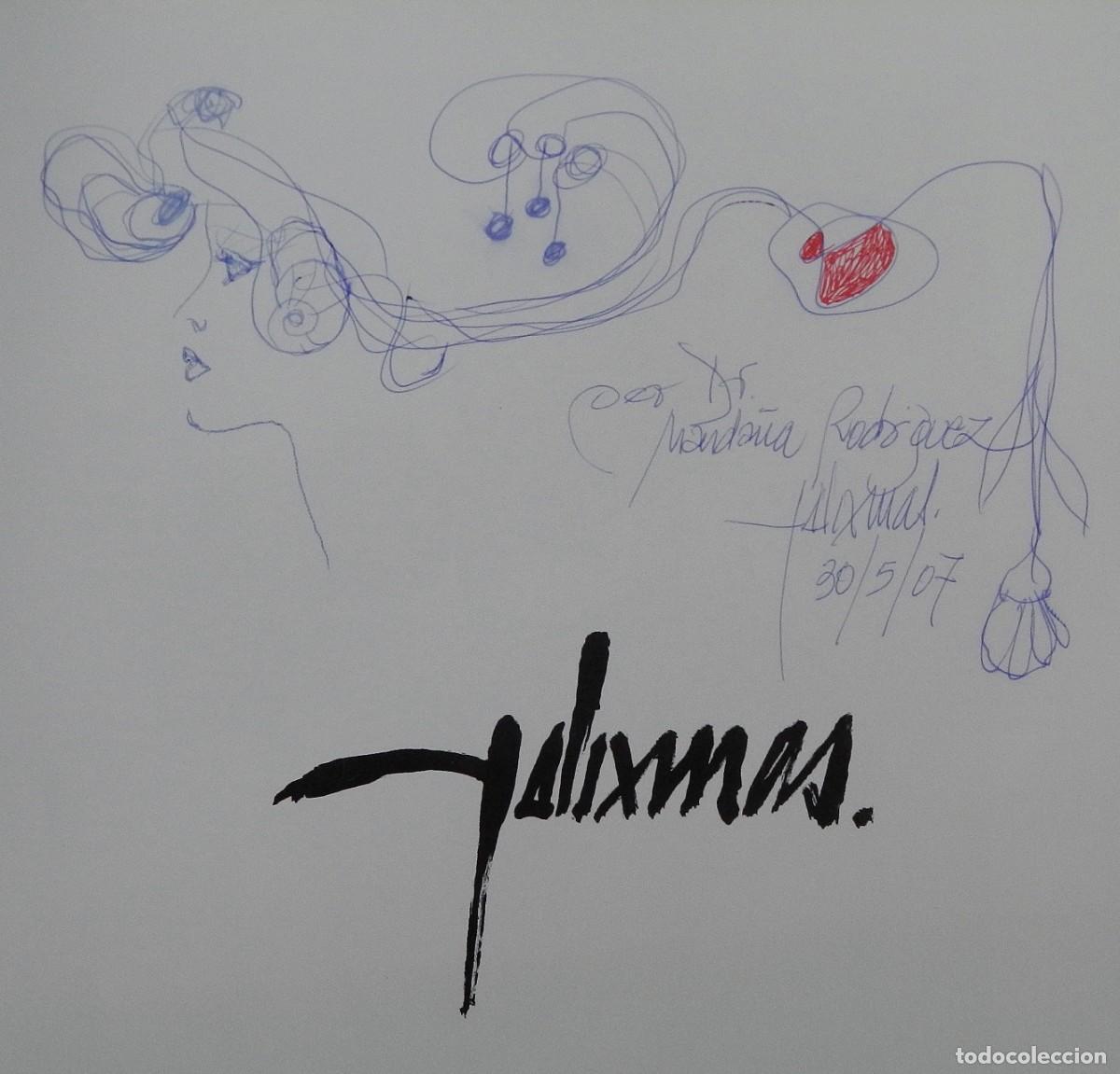 Art: Felix Mas. Dibujo dedicado. 2007. Cat&aacute;logo Grup Escol&agrave;. N&ordm; 81. 2006. 29x29 cm. Sin paginar. 114 p&aacute;gs