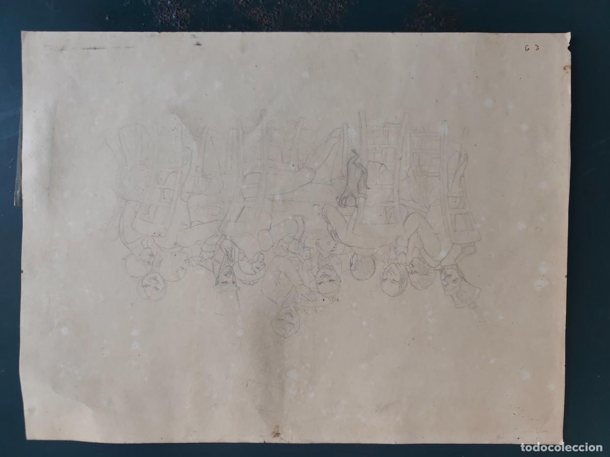 Arte: Dibujo estudio posible mural goyesco
