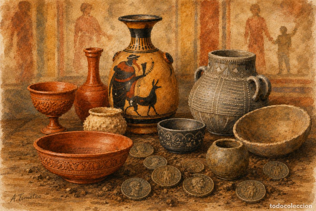 Arte: L&Aacute;MINA, DIBUJO, CUADRO.- AJUAR ROMANO..H185..30x42 cm.-280g/m2.