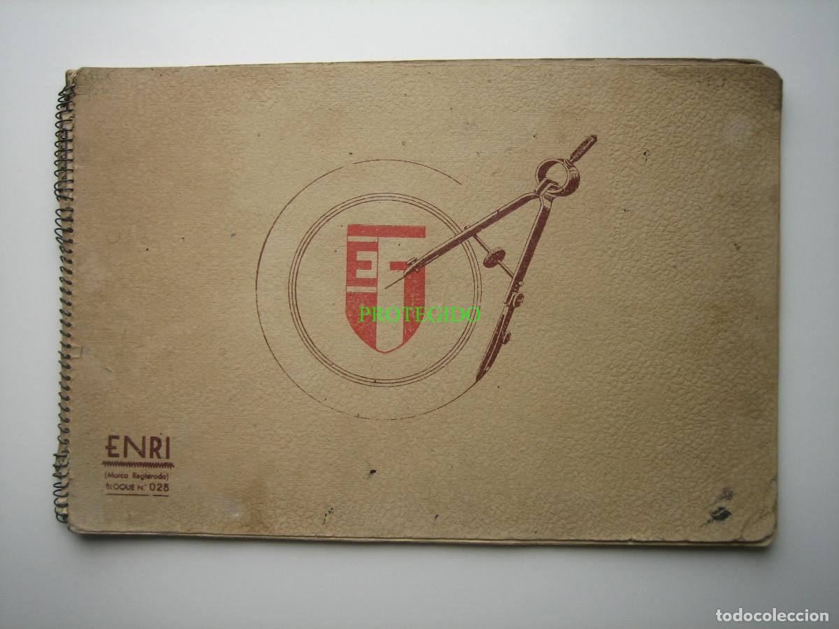 Arte: LORCA, MURCIA. A&Ntilde;O 1953. BLOC DE DIBUJO ENRI. PERTENECI&Oacute; AL SOLDADO D. JOS&Eacute; MART&Iacute;NEZ DE MURCIA.