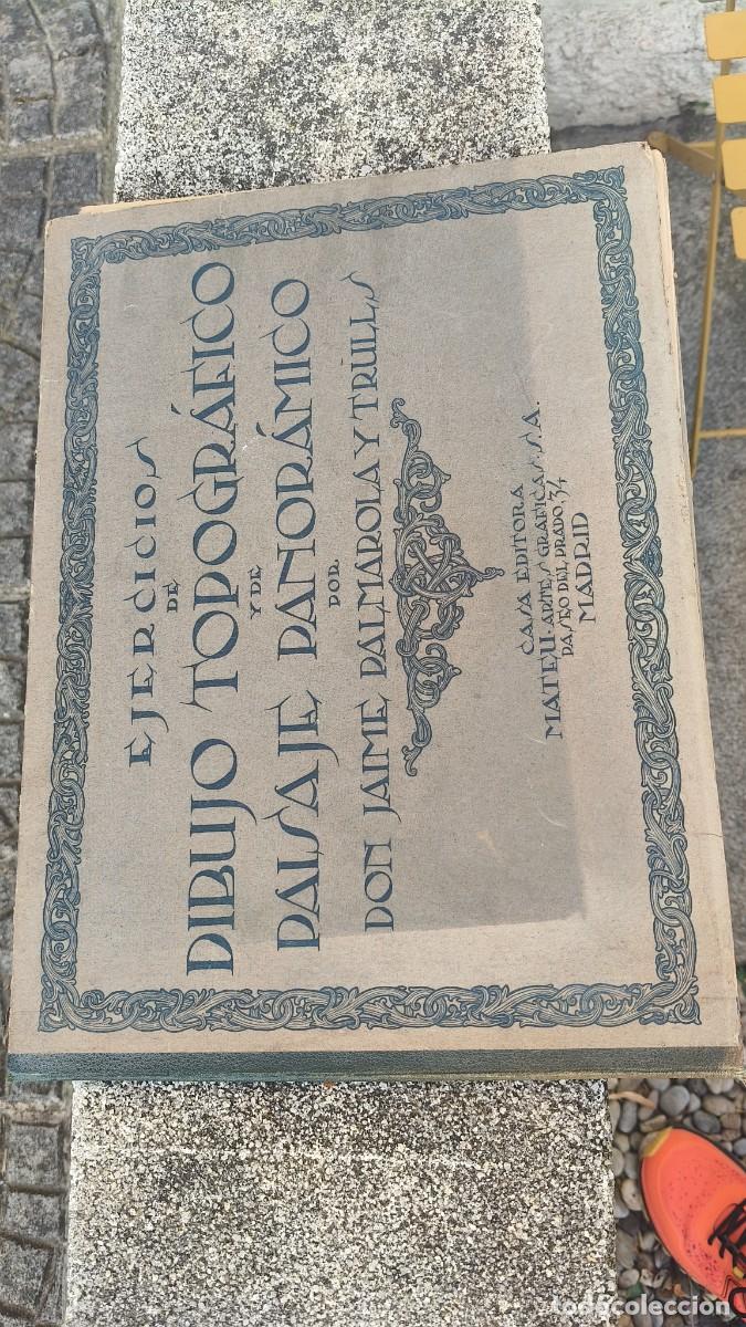 Arte: Livre execicio dibujo topografico madrid casa &eacute;ditorial Mateu