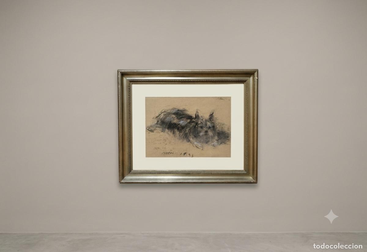 Arte: Yorkshire. Jaume Queralt. Pastel sobre papel