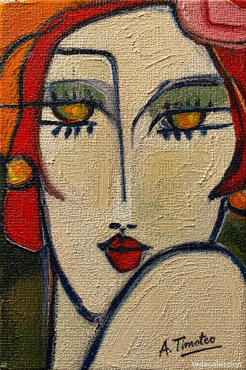 Arte: L&Aacute;MINA de LIENZO ORIGINAL, DIBUJO, ACUARELA,CUADRO.- MIRADA INTERIOR..H210..30x42 cm.-280g/m2.