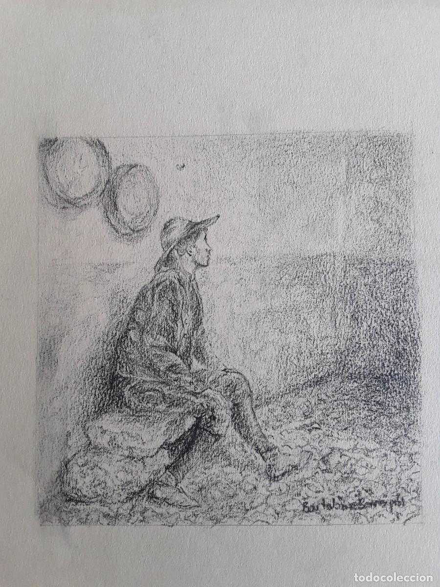 Arte: Dibujo preliminar carboncillo