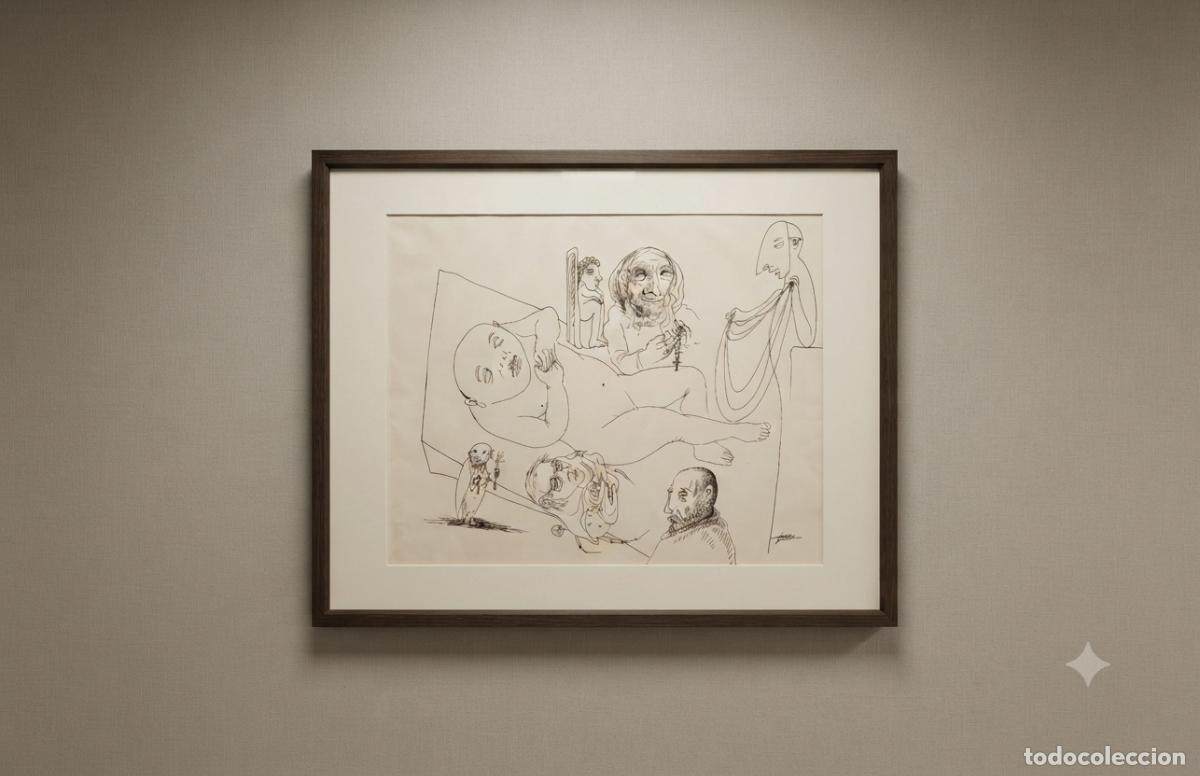 Art: PERSONAJES. MANUEL AYASO. TINTA SOBRE PAPEL