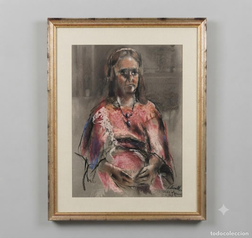 Arte: QUERALT, J. SIN T&Iacute;TULO. PASTEL