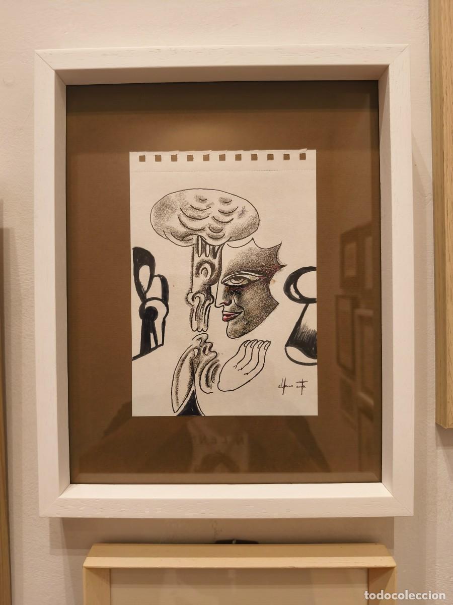 Arte: Original de Alfonso Costa t&eacute;cnica mixta sobre papel firmado