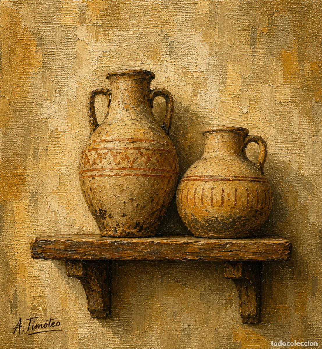 Arte: L&Aacute;MINA de LIENZO ORIGINAL, DIBUJO, ACUARELA,CUADRO.- REPOSO DEL TIEMPO ..H221..30x42 cm.-280g/m2.