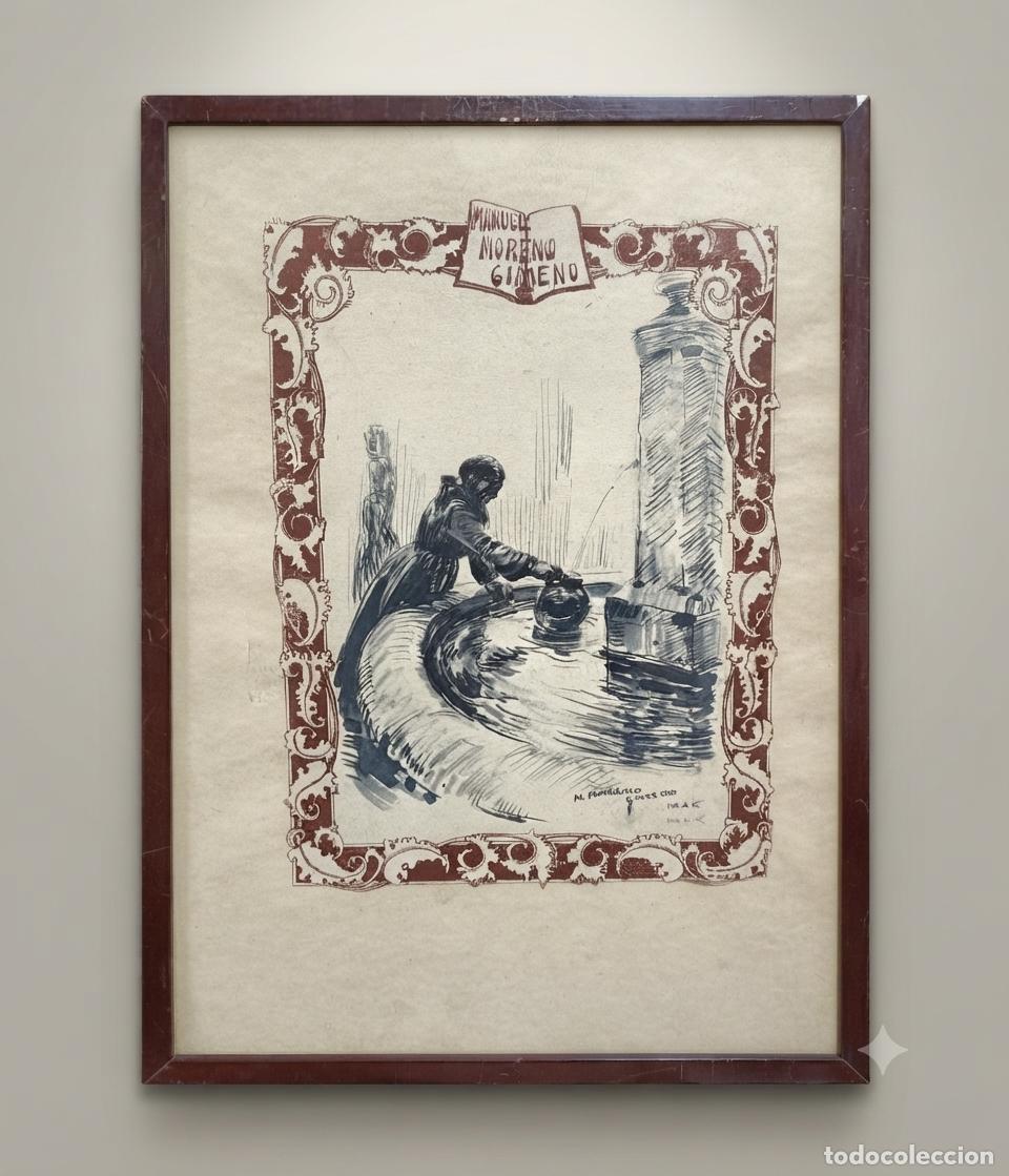 Arte: Manuel Moreno Gimeno. L&aacute;piz/ Papel