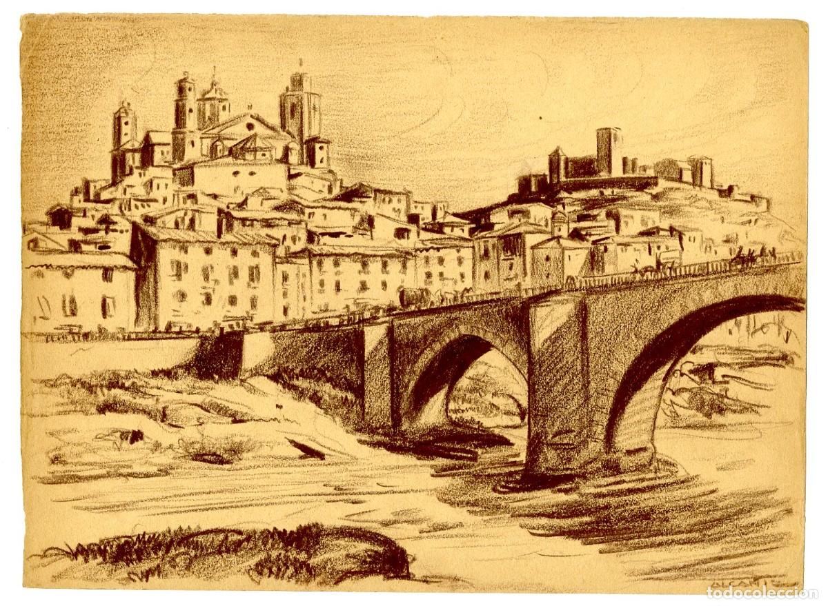 Arte: (C) Dibujo Original de Luis Macaya - Alca&ntilde;iz - T&eacute;cnica Carb&oacute;n 28x37cm