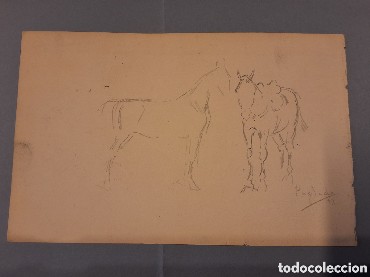 Arte: Pedro Ynglada. Caballos.