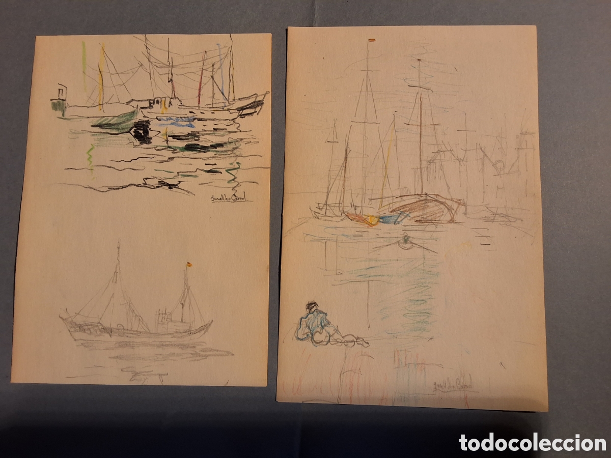 Arte: Imeldo del Corral. Barcos.