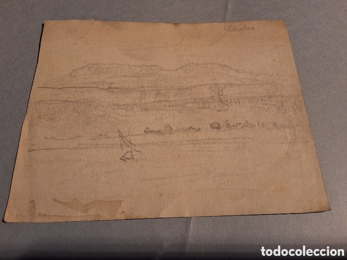 Arte: Joaquin Mir. Paisaje costero.
