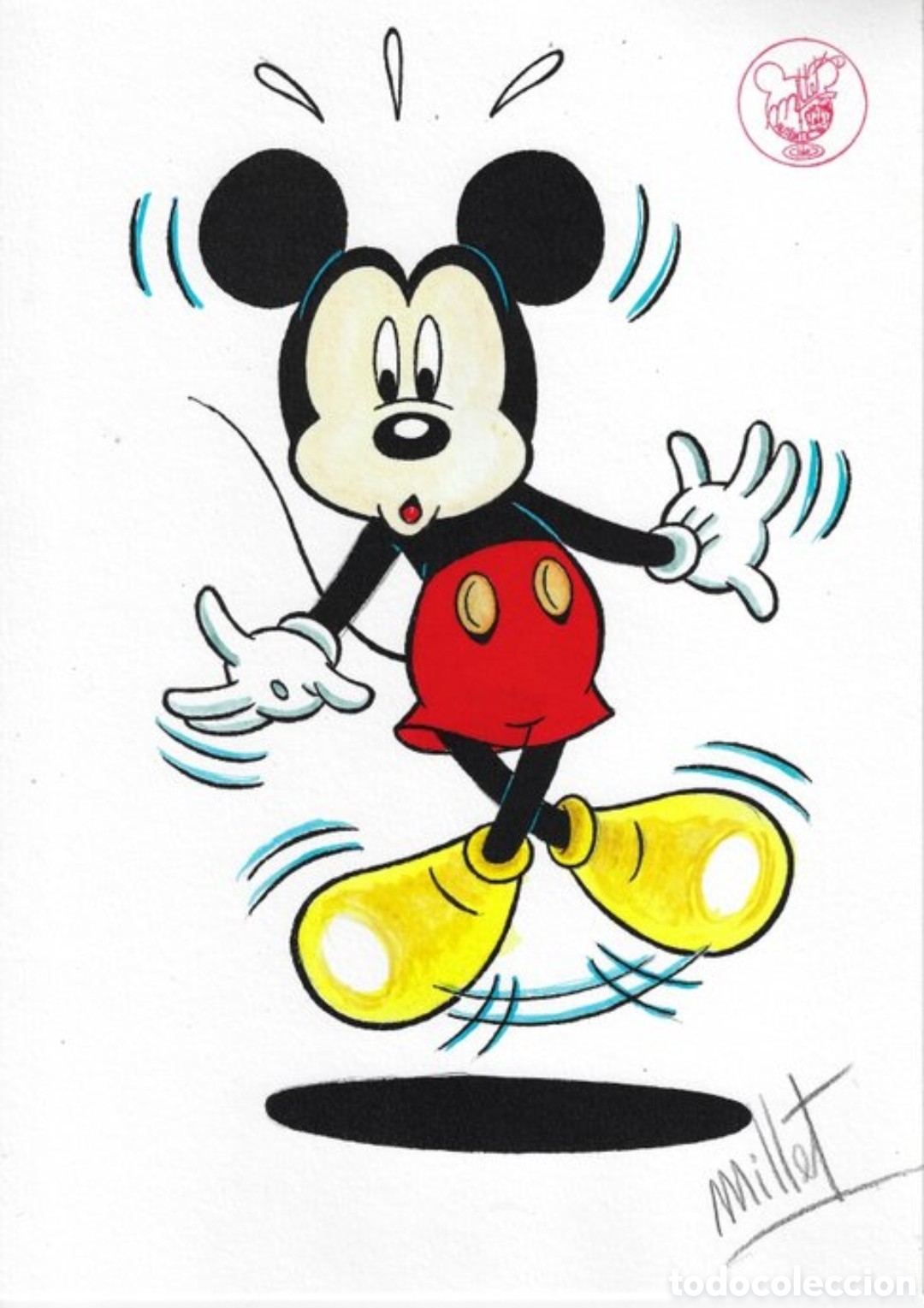 Arte: Dibujo Original Disney firmado